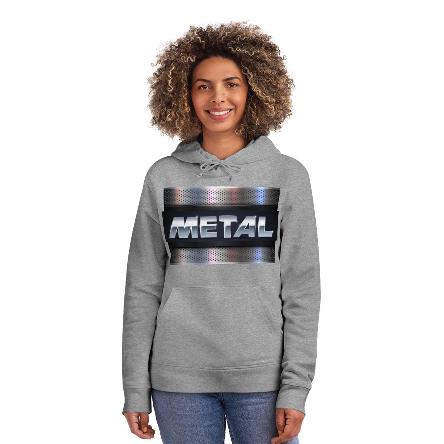 Metal Plate Unisex Drummer Hoodie - Lizard Vigilante