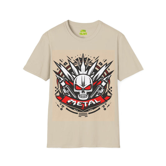 Metal Skul Unisex Softstyle T-Shirt - Lizard Vigilante