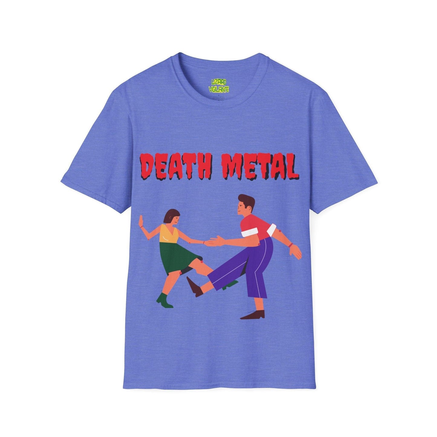 DEATH METAL Dancers Unisex Softstyle T-Shirt - Lizard Vigilante