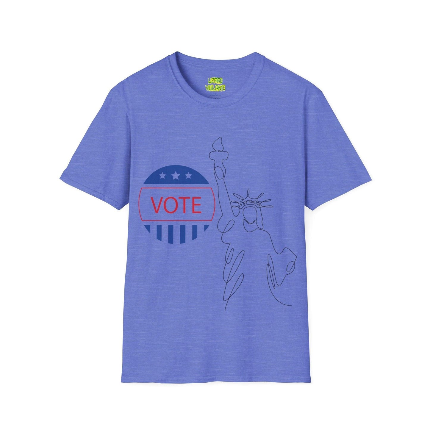 VOTE Liberty Unisex Softstyle T-Shirt - Lizard Vigilante