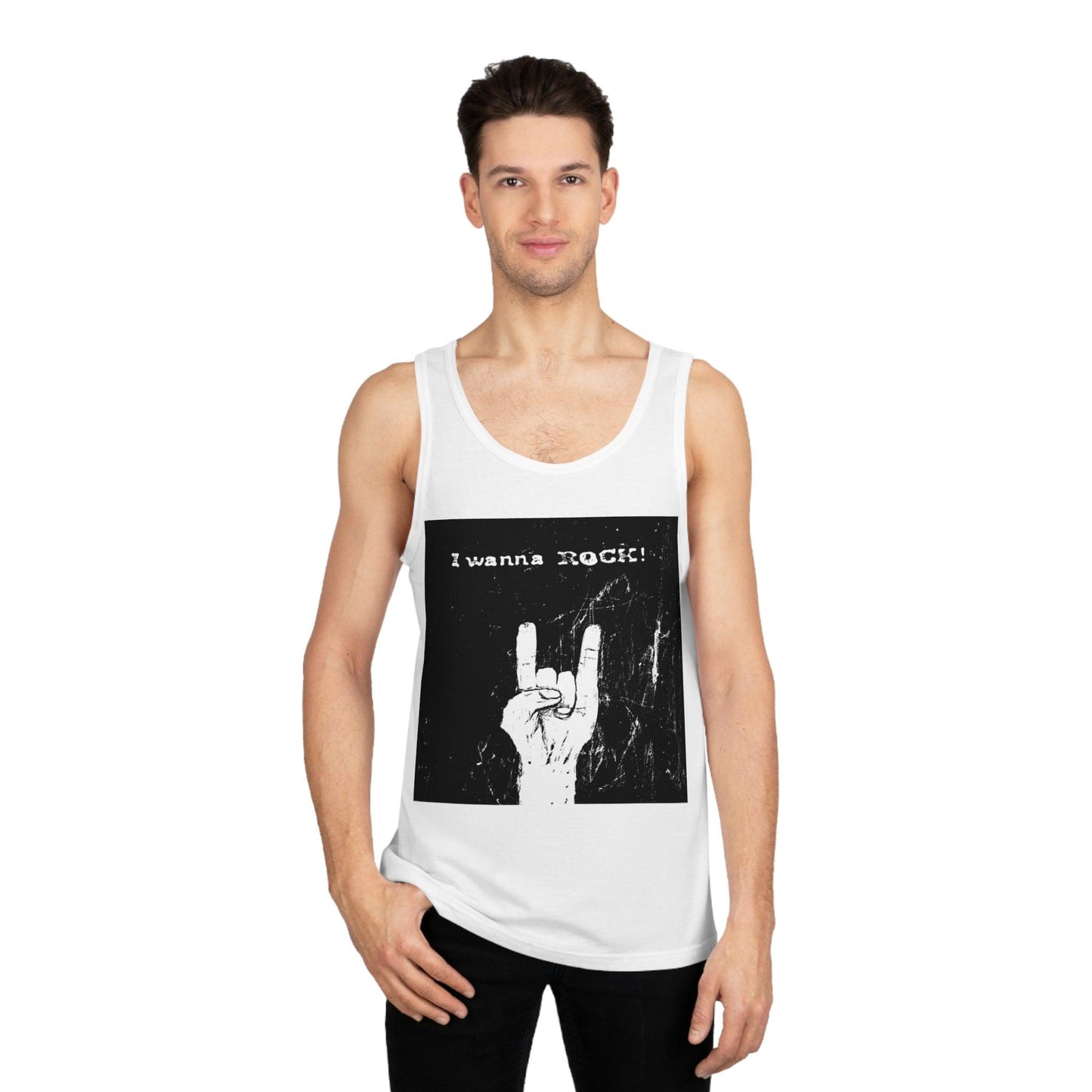 I Wanna Rock Unisex Softstyle™ Tank Top - Lizard Vigilante