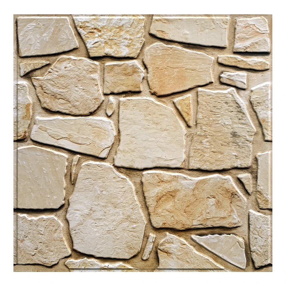 10pcs 3D Self-adhesive Faux Stone Wall Panel 3D Peel and Stick Wall Tile Sticker Kitchen Tile Backsplash 30 X 30cm - Premium wallpaper from Lizard Vigilante - Just $49.99! Shop now at Lizard Vigilante