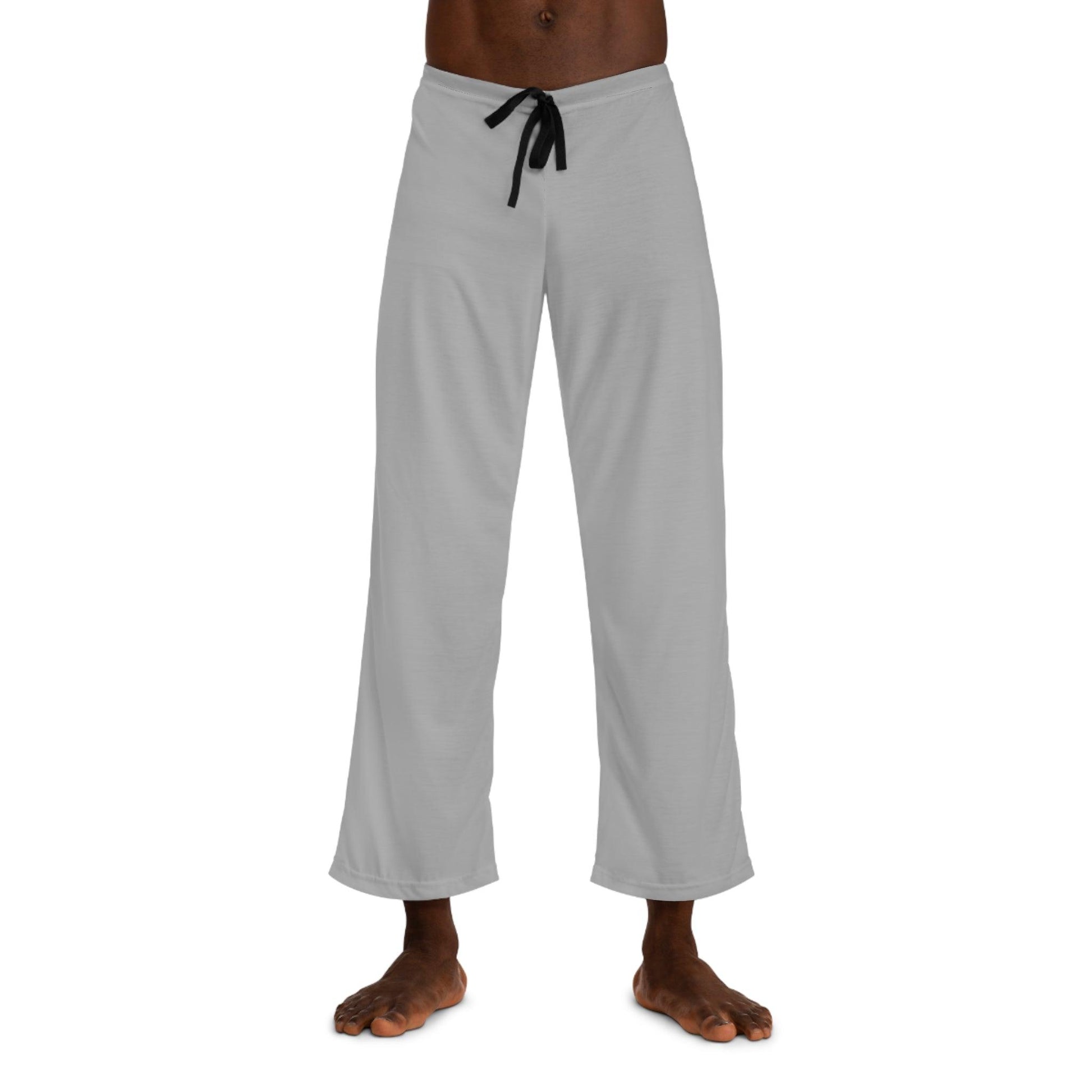 Men's Pajama Pants - Light Gray - Lizard Vigilante