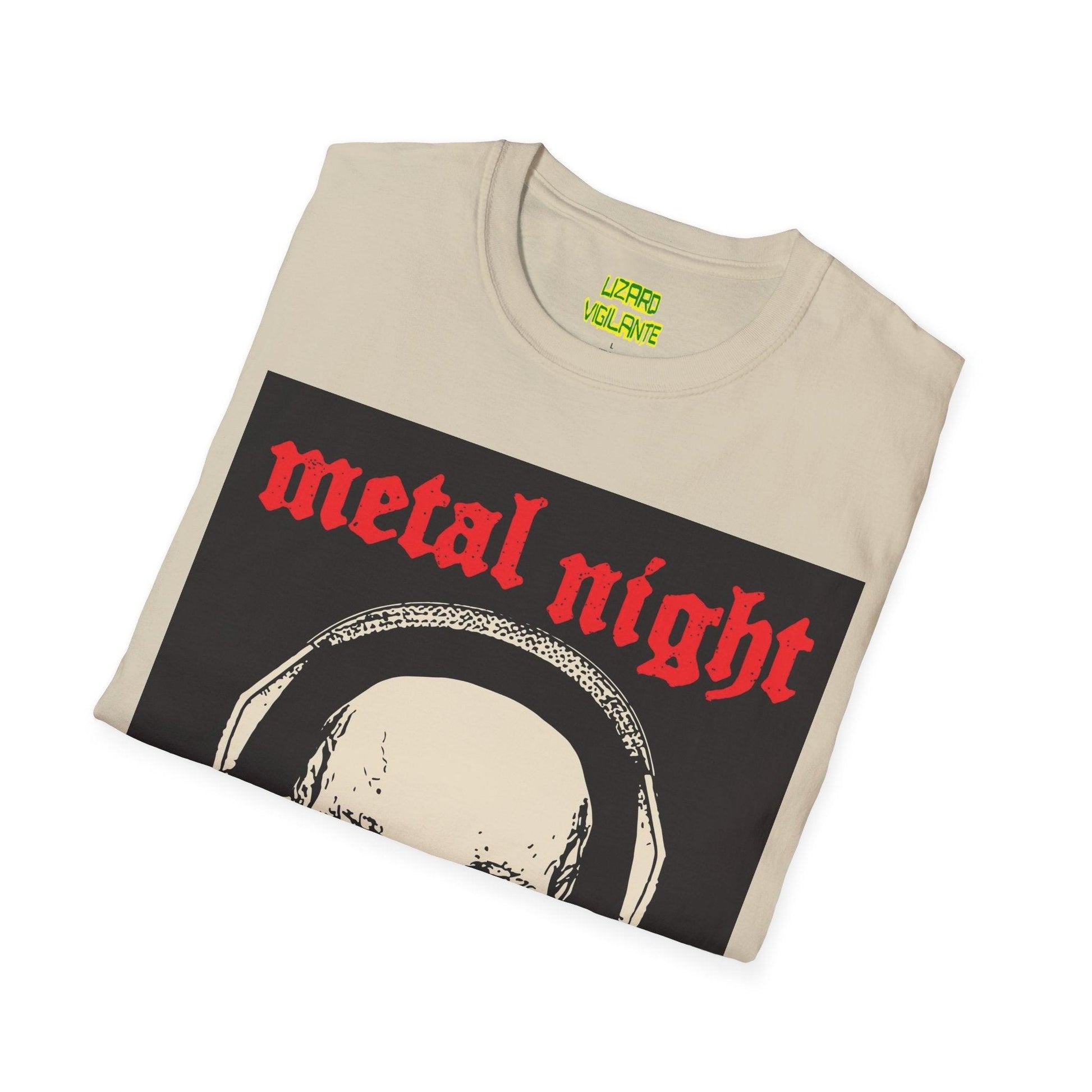 METAL NIGHT Unisex Softstyle T-Shirt - Lizard Vigilante