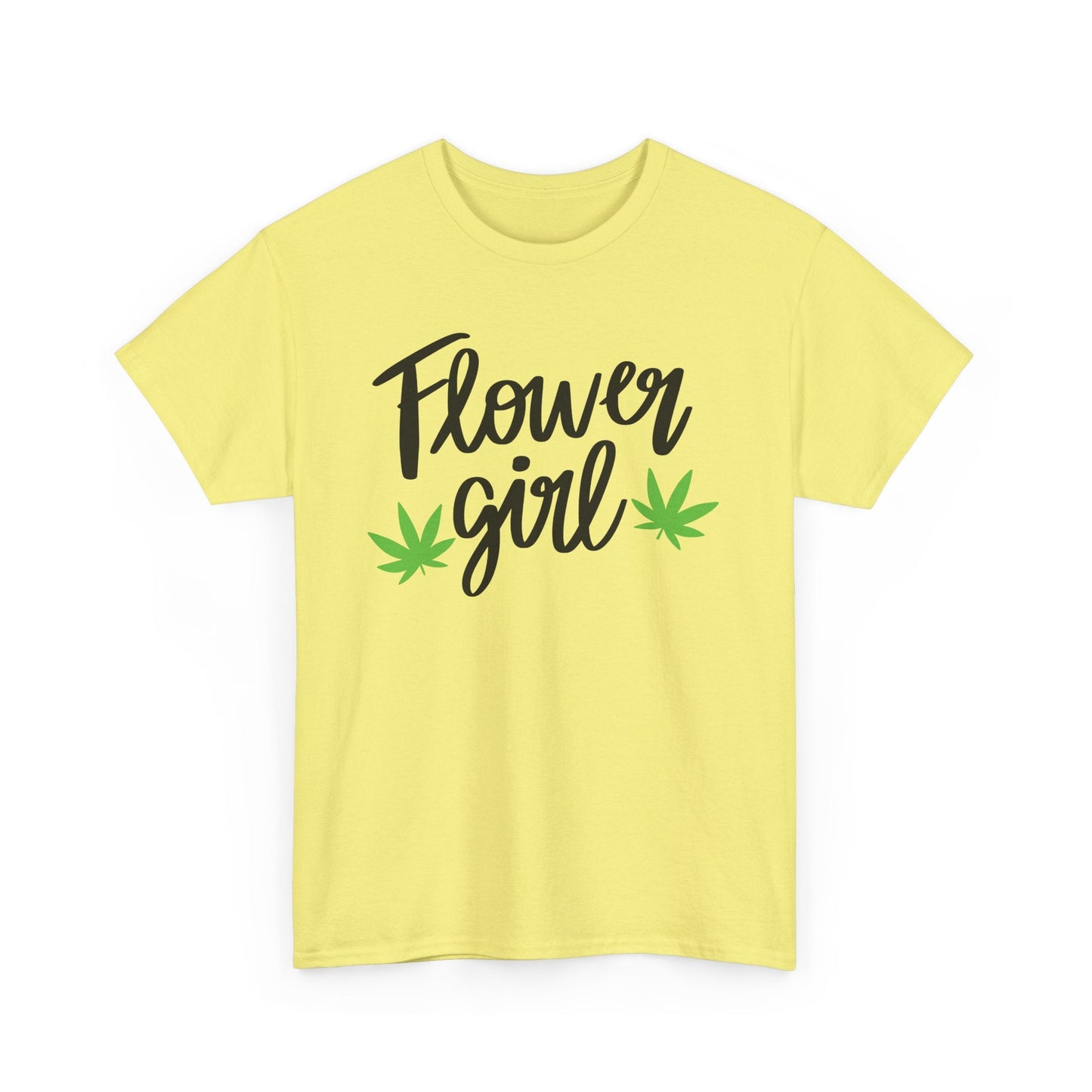 Flower Girl Marijuana Leaf T-Shirt