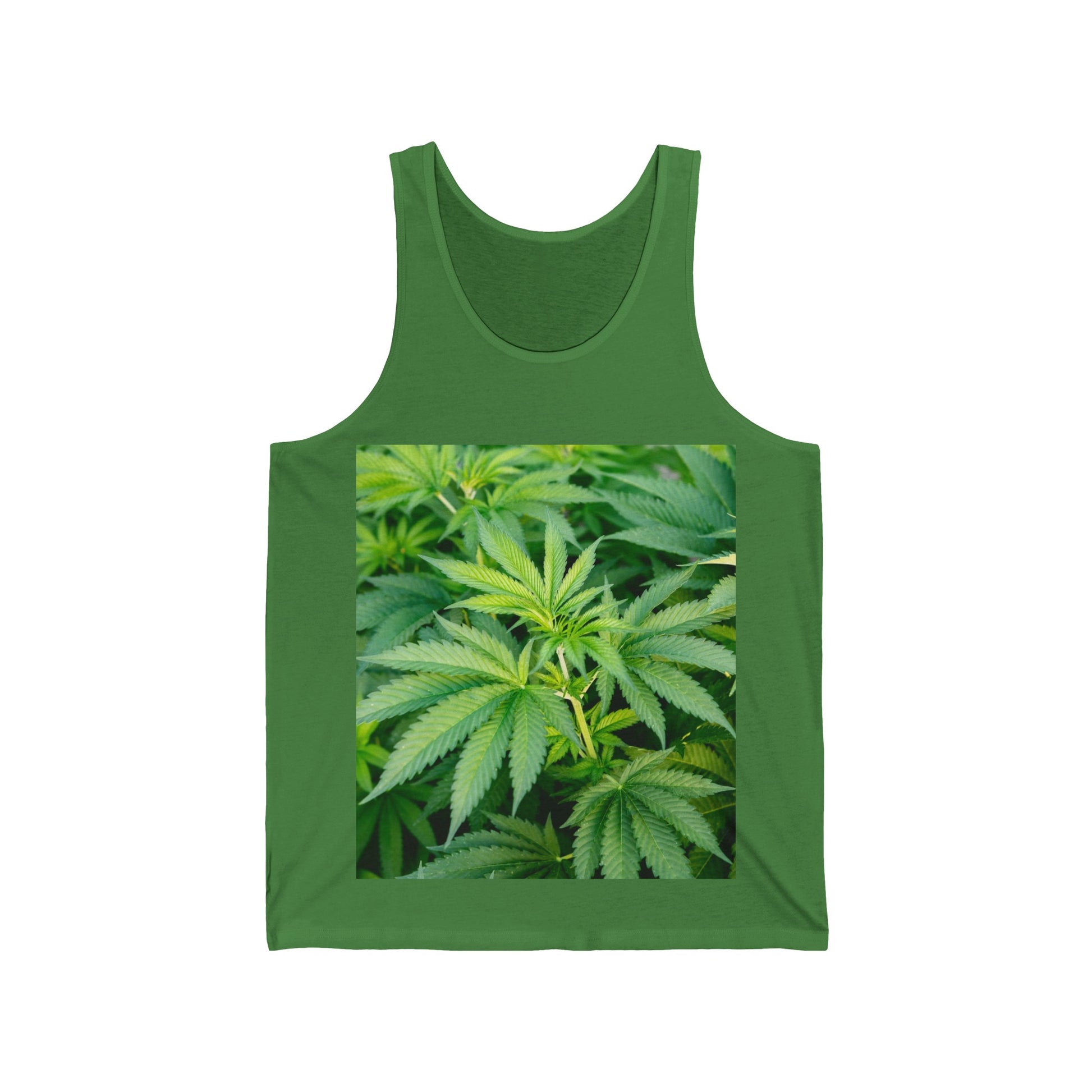 Weed Unisex Jersey Tank Funny Pot Tanktop - Lizard Vigilante