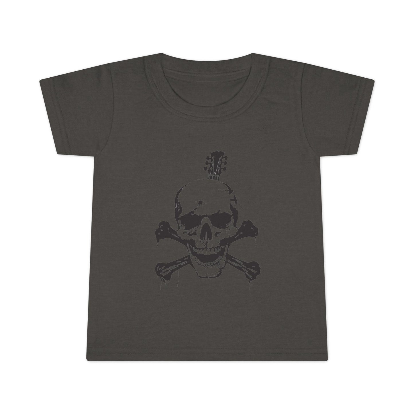 Guitar Skull Cross Bones Toddler T-shirt - Premium Kids clothes from Printify - Just $24.99! Shop now at Lizard Vigilante