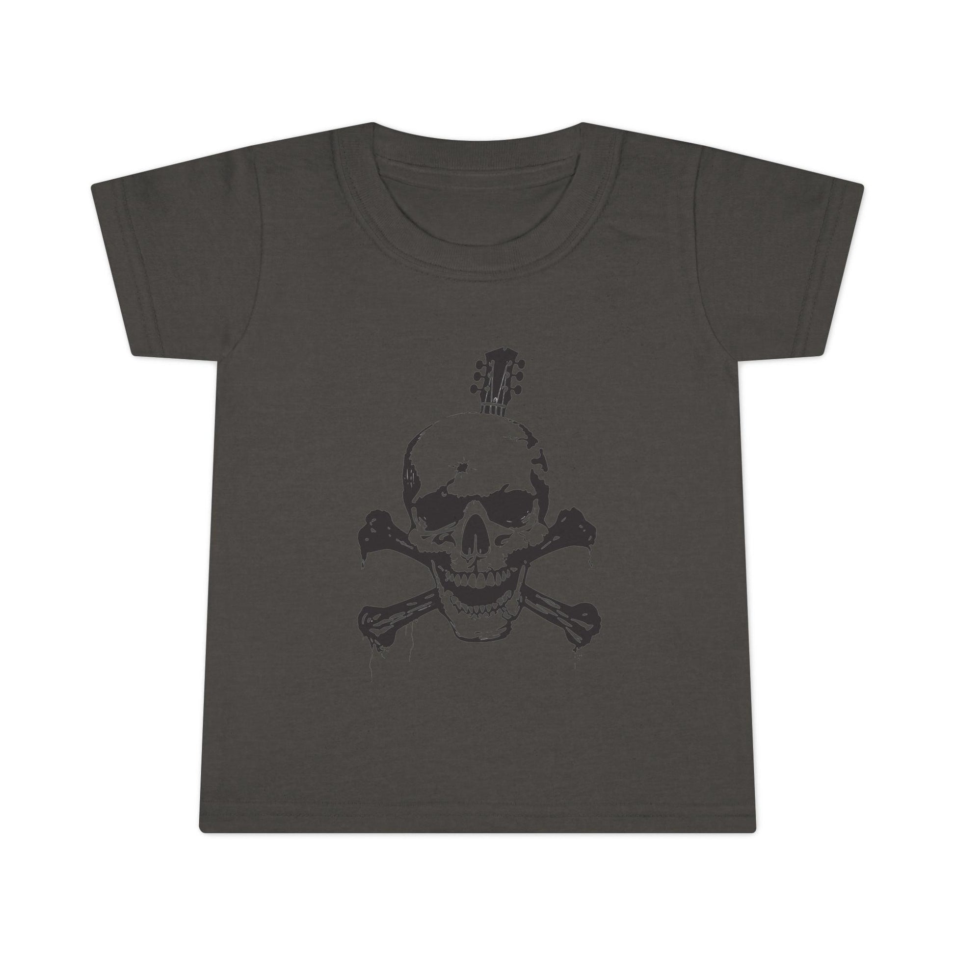 Guitar Skull Cross Bones Toddler T-shirt - Premium Kids clothes from Printify - Just $24.99! Shop now at Lizard Vigilante