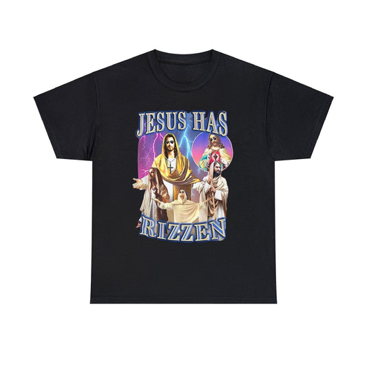 Jesus Has Rizzen Shirt – Funny Easter Meme T-Shirt with Internet Slang