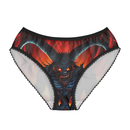 Horny Devil Women's Briefs - Lizard Vigilante