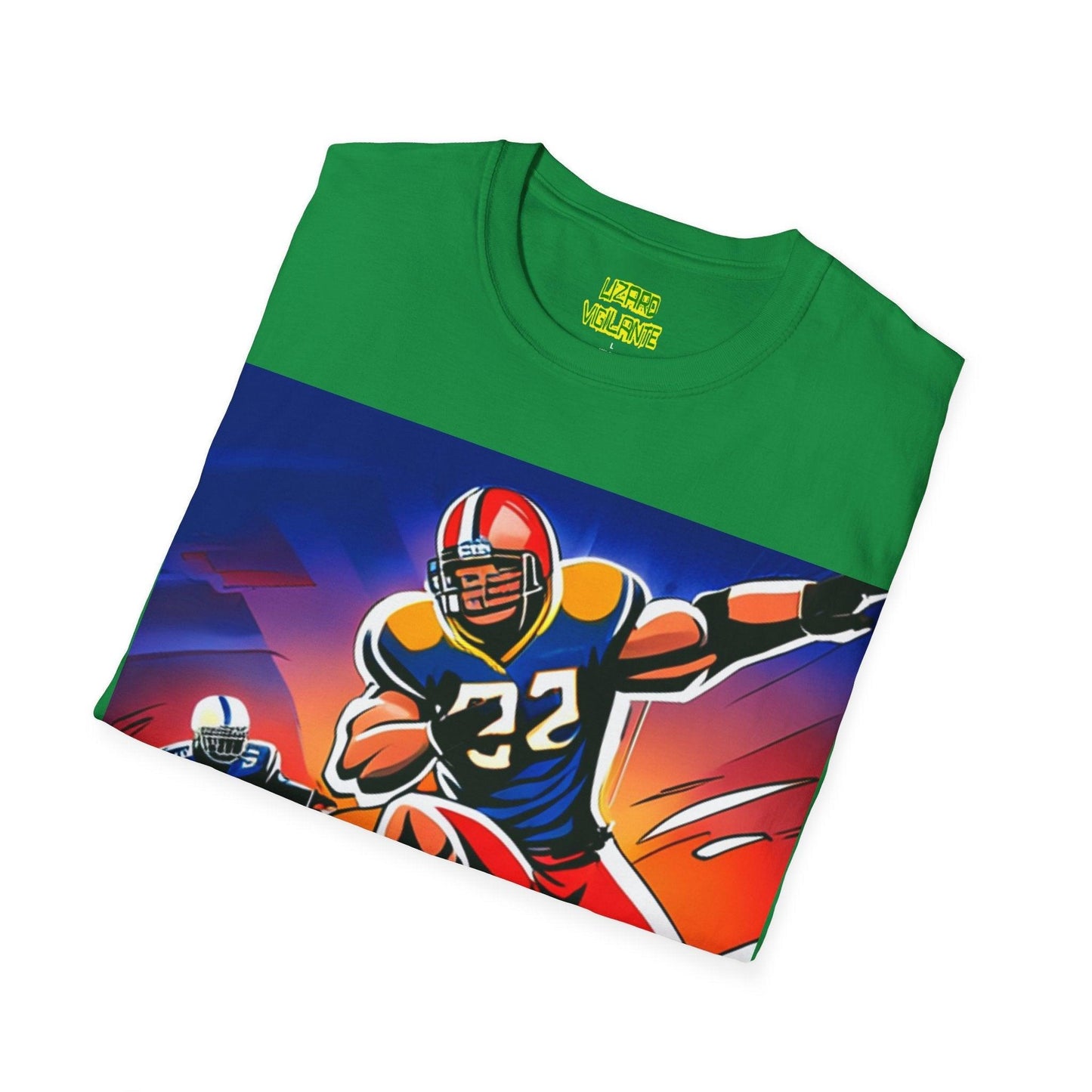 American Football Players Unisex Softstyle T-Shirt - Lizard Vigilante