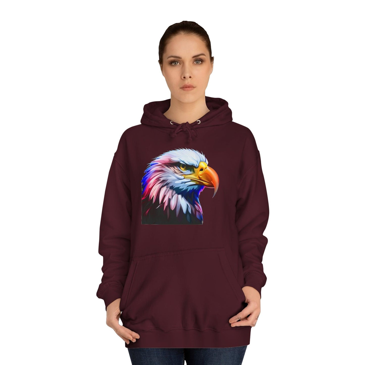 American Profile Unisex College Hoodie - Lizard Vigilante