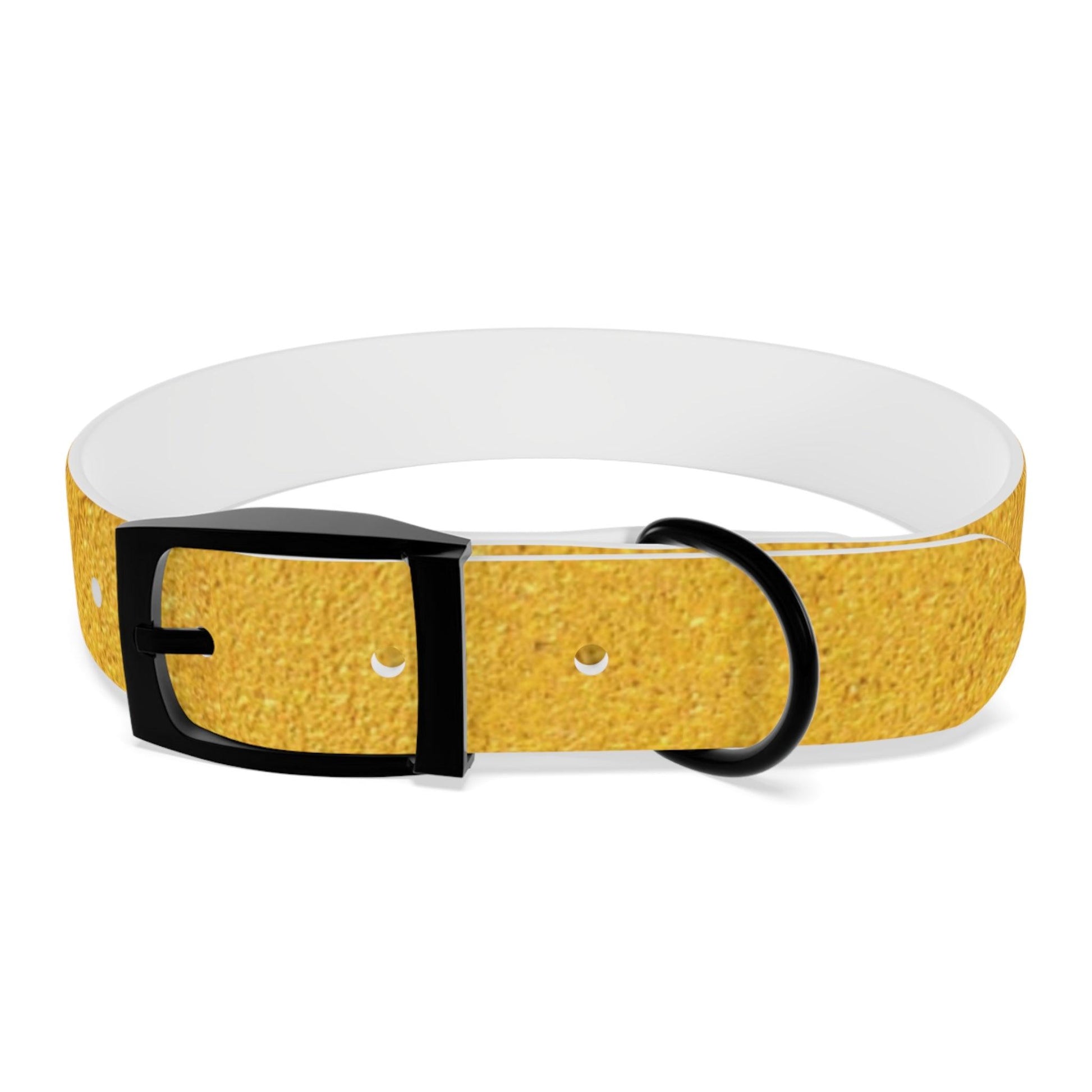 Faux Gold Dog Collar 4 Sizes S-XL - Lizard Vigilante