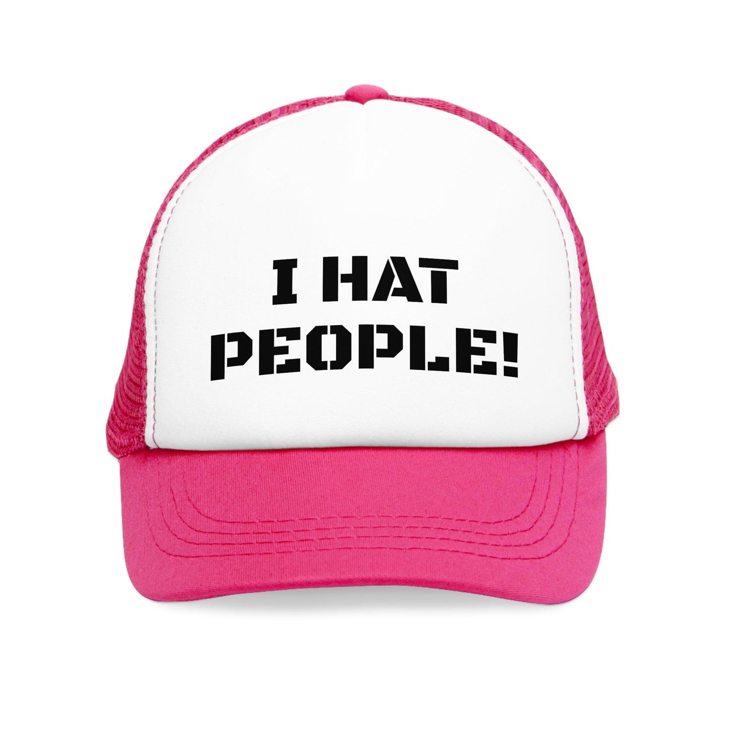 I HAT PEOPLE! Mesh Cap - Lizard Vigilante