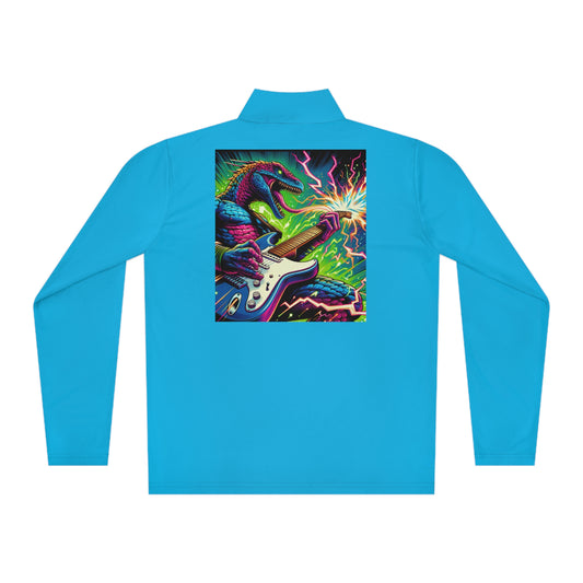 Lizard RockStar Unisex Quarter-Zip Pullover - Premium Long-sleeve from Printify - Just $51.69! Shop now at Lizard Vigilante