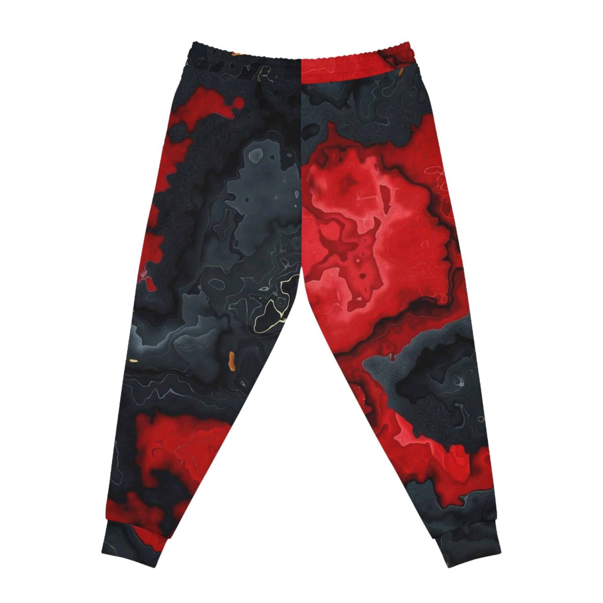 Red Lava Athletic Joggers - Premium All Over Prints from Printify - Just $57.99! Shop now at Lizard Vigilante