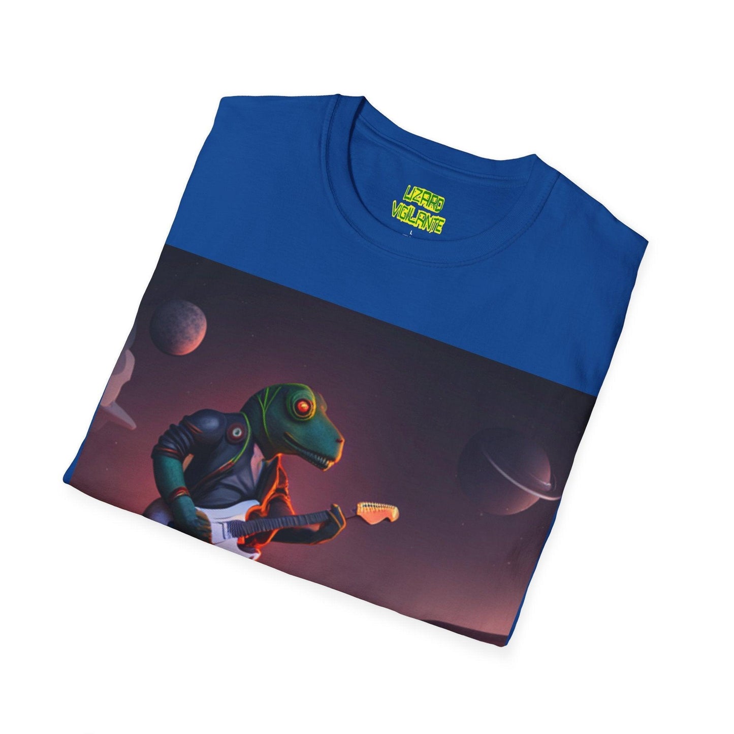 LIZARD VIGILANTE Spaceman Unisex Softstyle T-Shirt - Lizard Vigilante