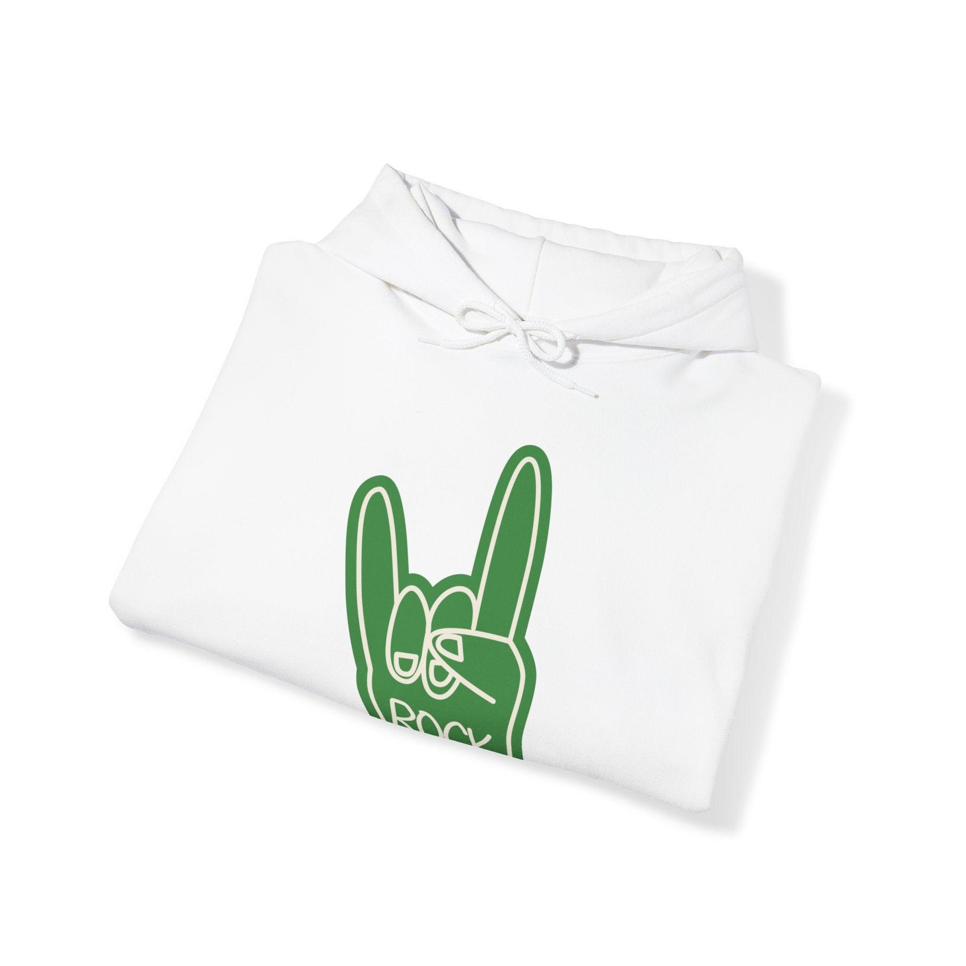 Rock Hand Sign Unisex Heavy Blend™ Hooded Sweatshirt - Lizard Vigilante