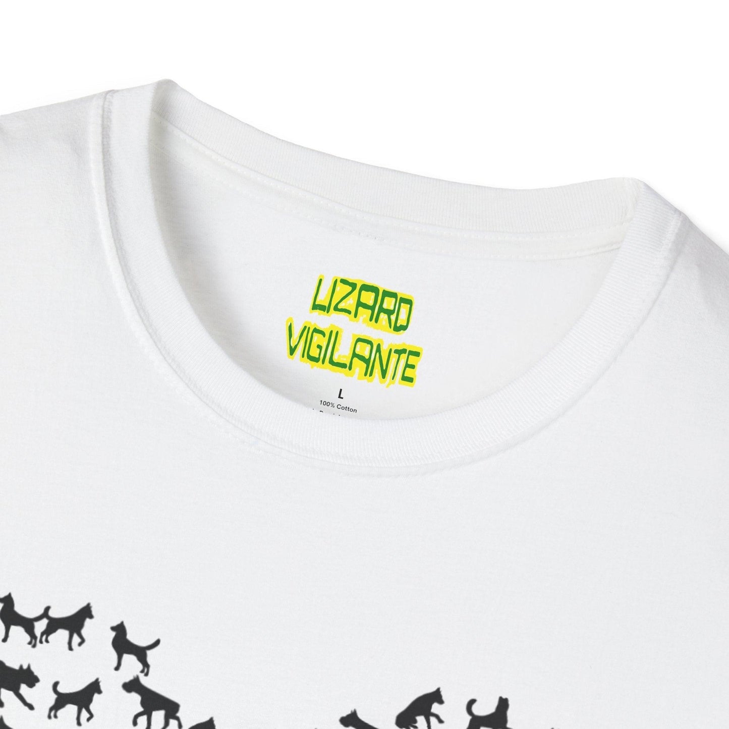 Dog Heart Unisex Softstyle T-Shirt - Lizard Vigilante