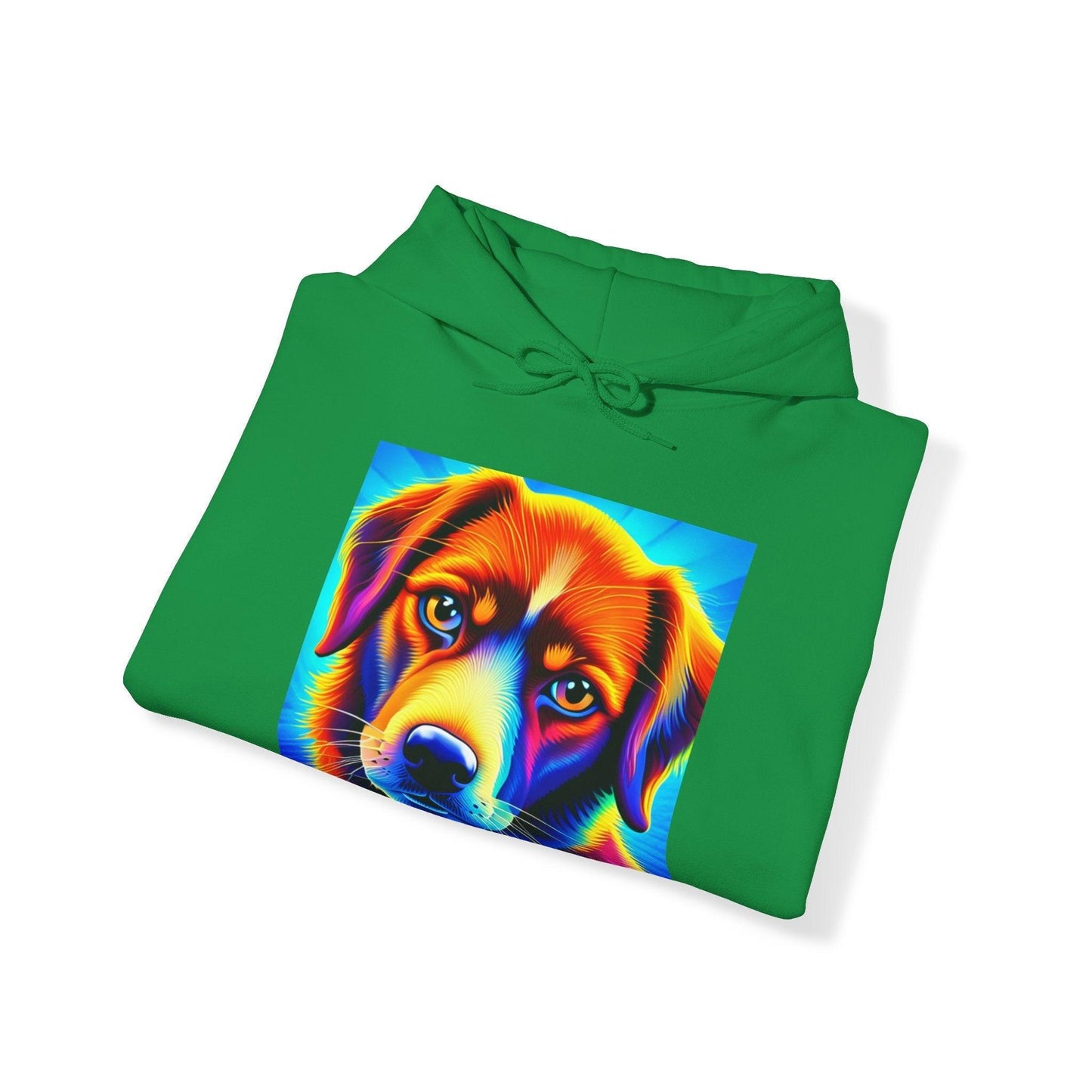 Prism Dog Unisex Heavy Blend™ Hooded Sweatshirt - Lizard Vigilante