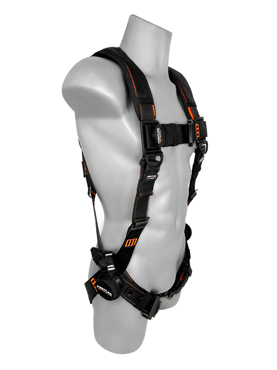 Frontline 110VTB Combat Lite Vest Style Harness with Aluminum Hardware and Suspension Trauma Straps M/L
