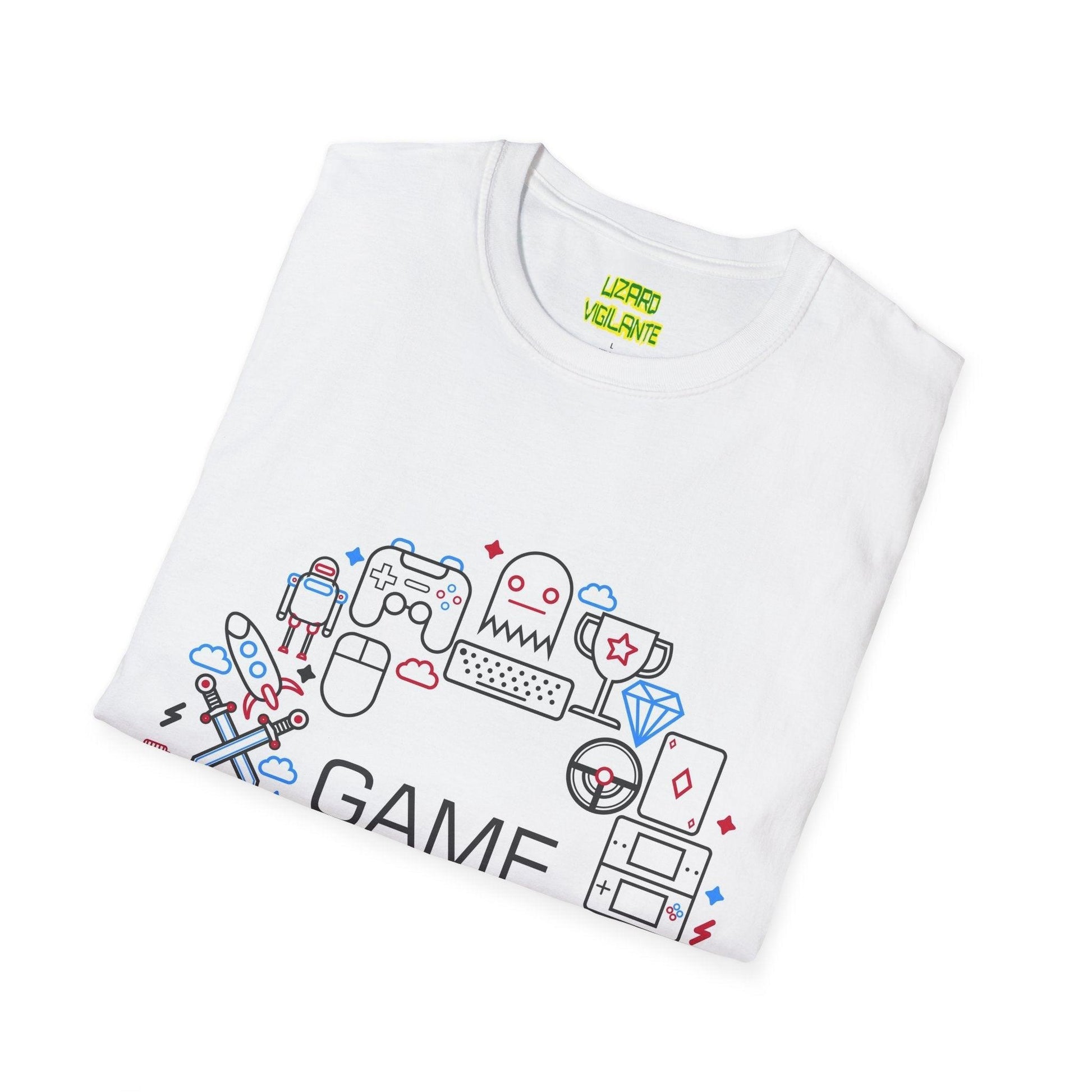 Video Game Unisex Softstyle T-Shirt - Lizard Vigilante