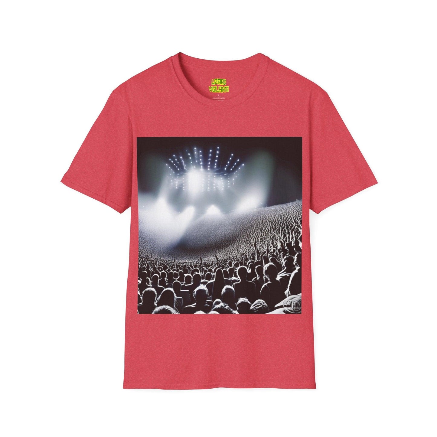 Rock Concert Unisex Softstyle T-Shirt - Lizard Vigilante