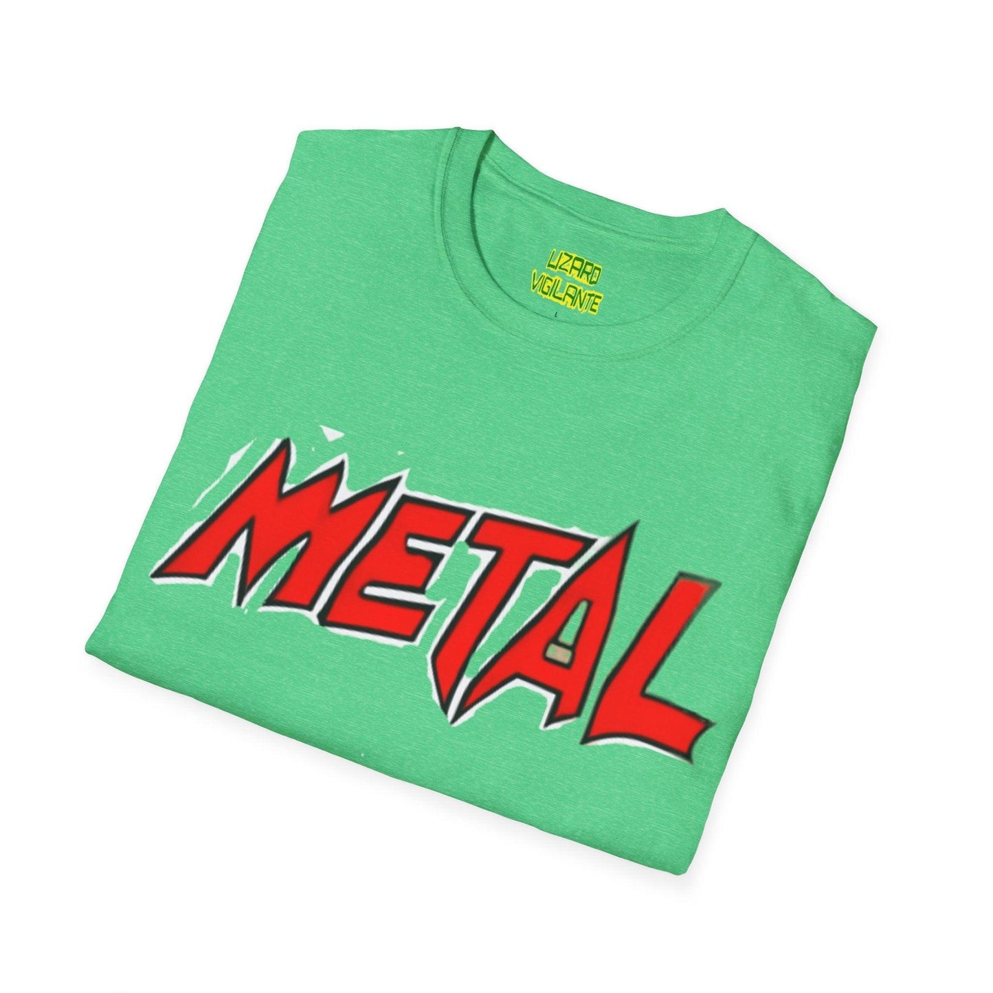 METAL Fontoon Unisex Softstyle T-Shirt - Lizard Vigilante