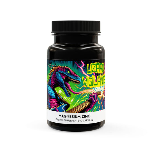 Lizard Vigilante Magnesium Zinc Supplement (90 Capsules)