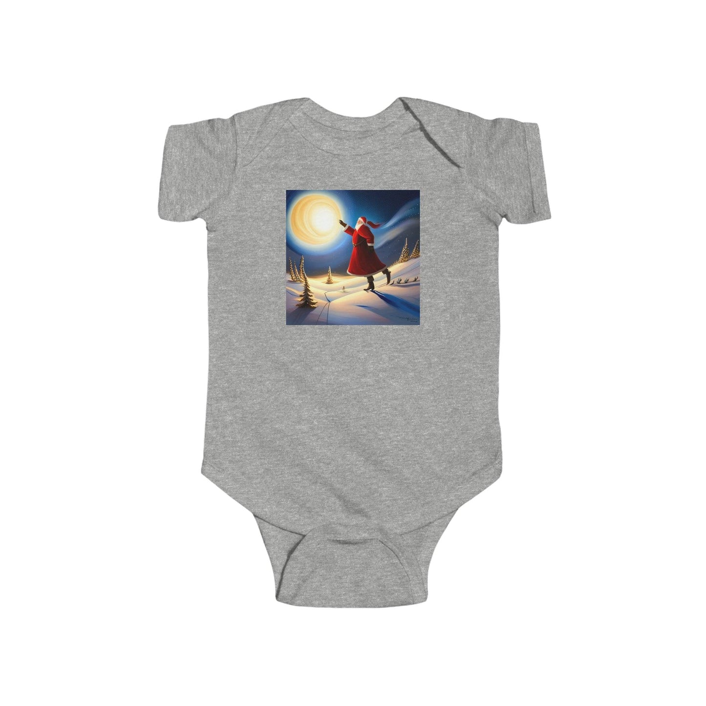 Tall Santa Infant Fine Jersey Bodysuit - Lizard Vigilante