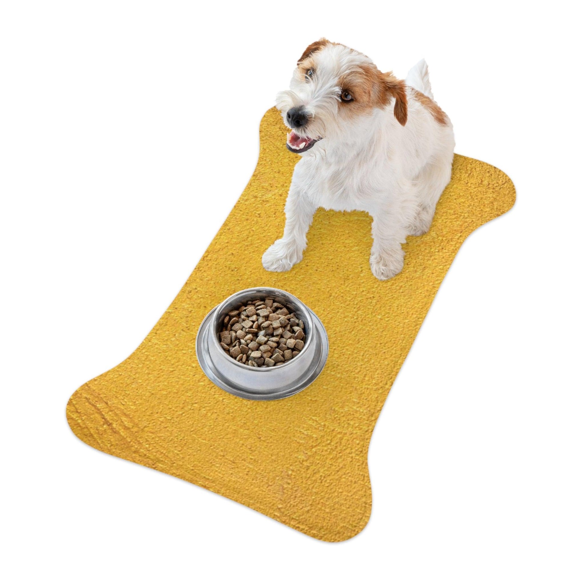 Faux Gold Cloth Pet Feeding Mats - Lizard Vigilante