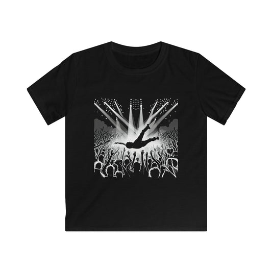 Crowd Surfing Metal Kids Softstyle Tee - Lizard Vigilante