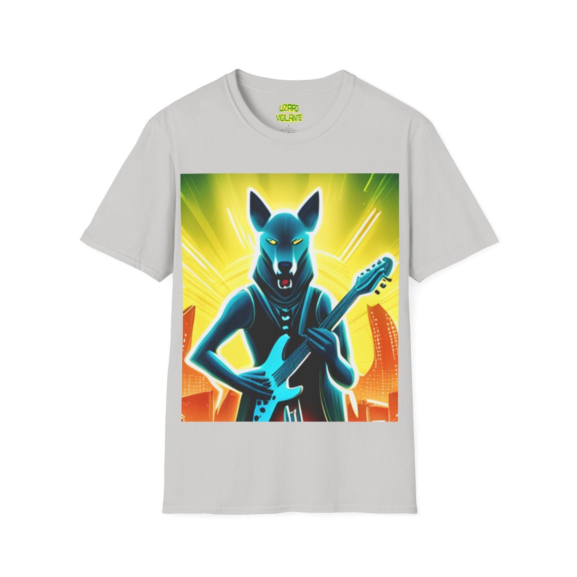 7-String Dog Unisex Softstyle T-Shirt - Lizard Vigilante