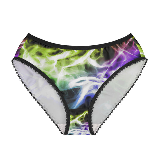 Neon Smoke Show Women's Briefs (AOP) 100% Polyester - Lizard Vigilante