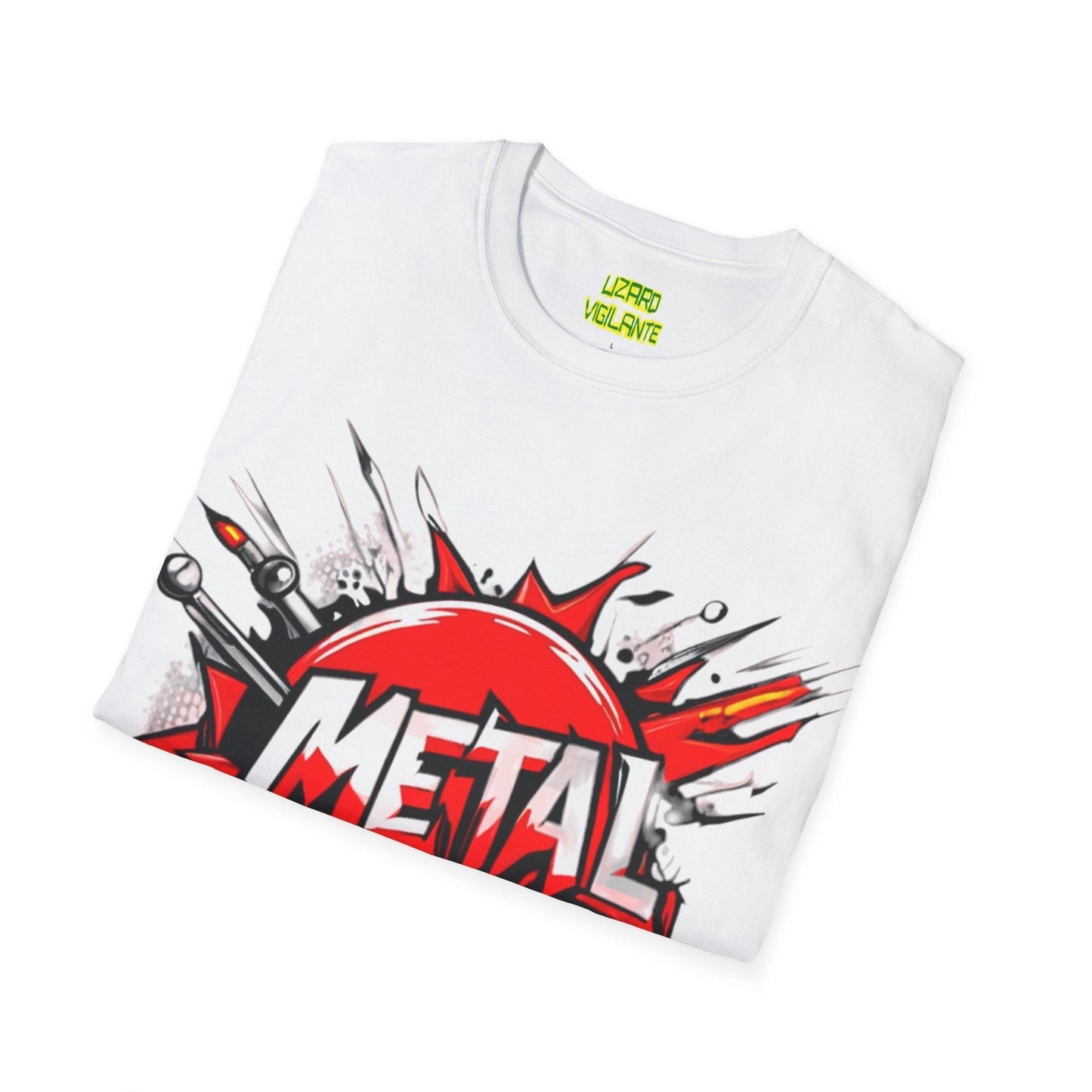 Metal Balls Unisex Softstyle T-Shirt - Lizard Vigilante