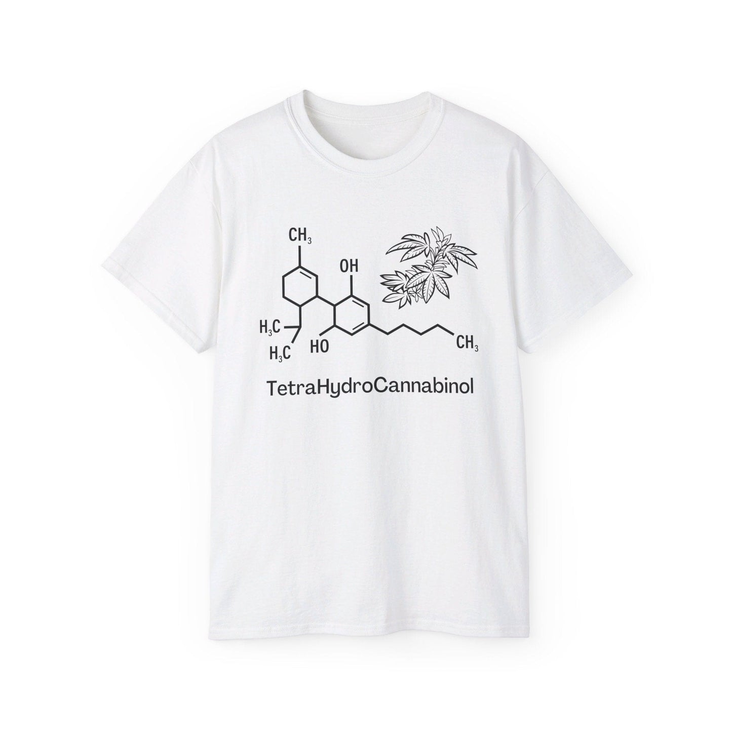 Tetrahydrocannabinol (THC) Molecule Weed Shirt