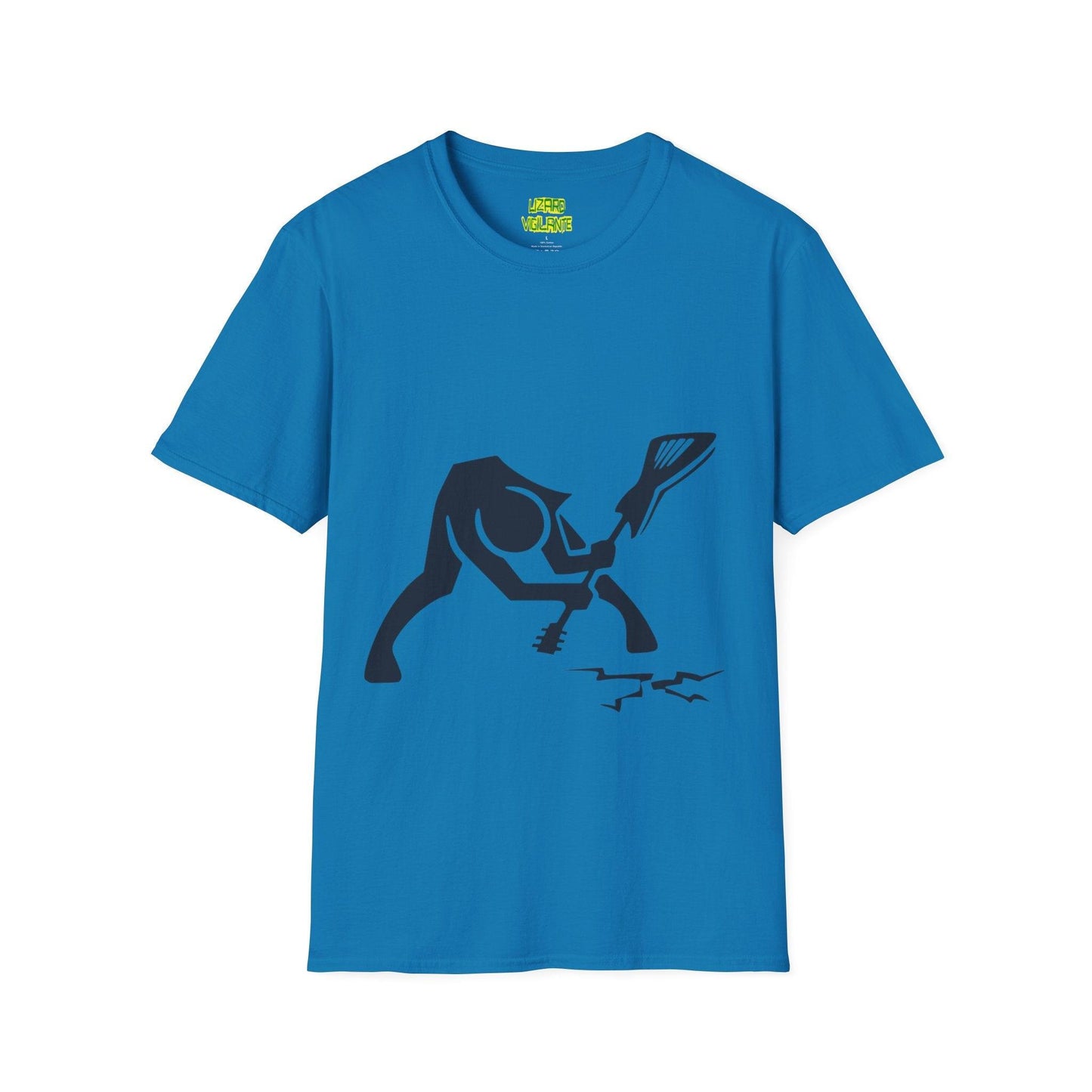 Guitar Smash Unisex Softstyle T-Shirt - Lizard Vigilante