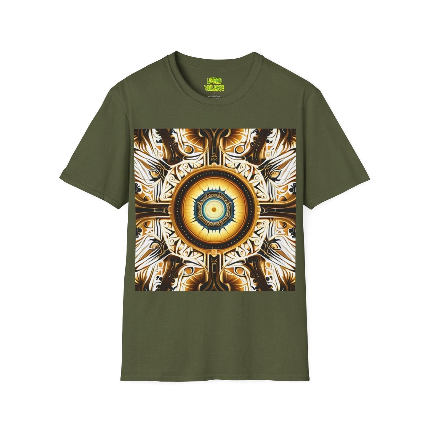 Hypnotic Carpet Unisex Softstyle T-Shirt - Lizard Vigilante