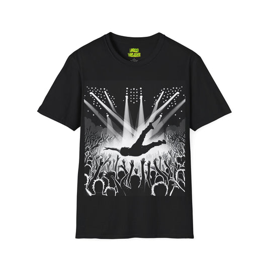 Crowd Surf Unisex Softstyle T-Shirt - Lizard Vigilante