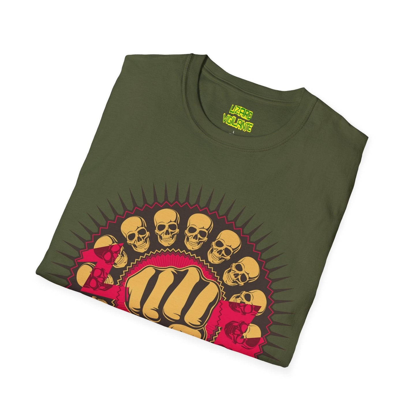 Fisted Skulls Unisex Softstyle T-Shirt - Lizard Vigilante