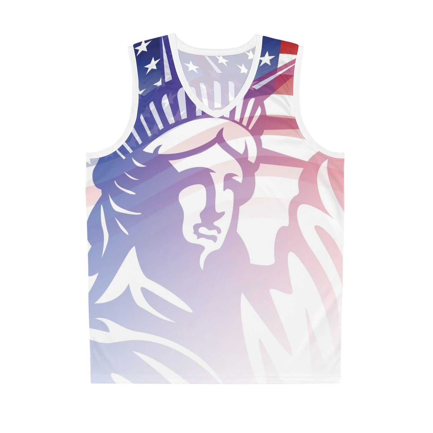 Statue of Liberty Basketball Jersey - Lizard Vigilante