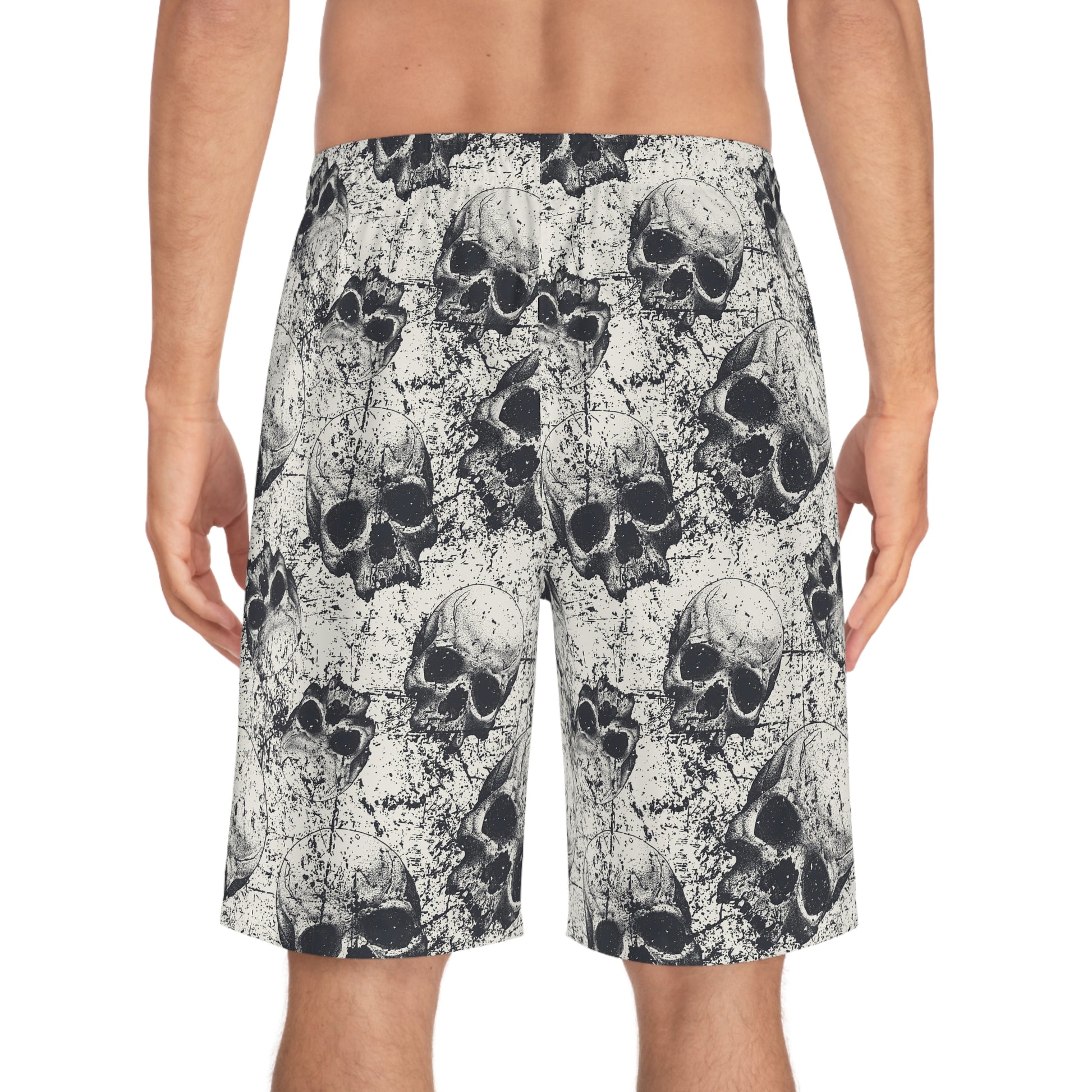 Men's Ancient Skulls Board Shorts - Premium All Over Prints from Printify - Just $35.99! Shop now at Lizard Vigilante