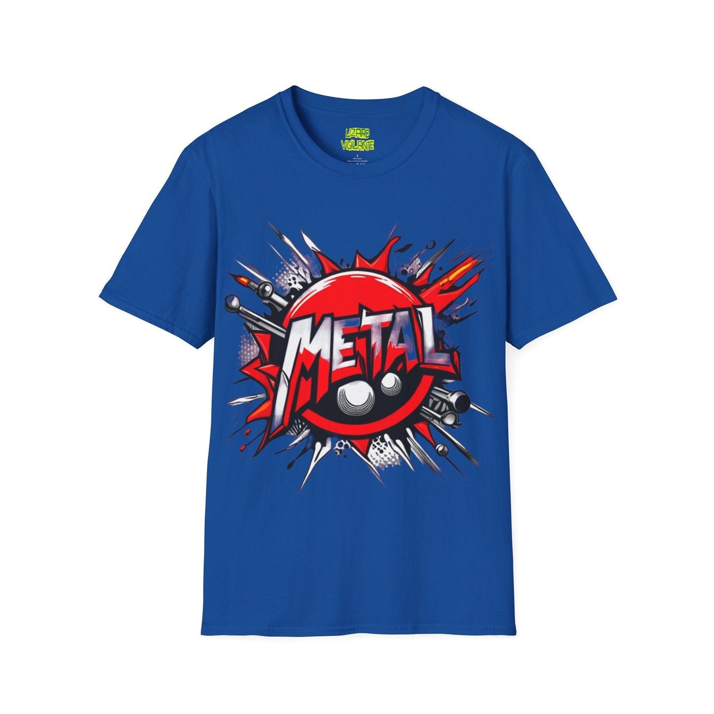 Metal Balls Unisex Softstyle T-Shirt - Lizard Vigilante