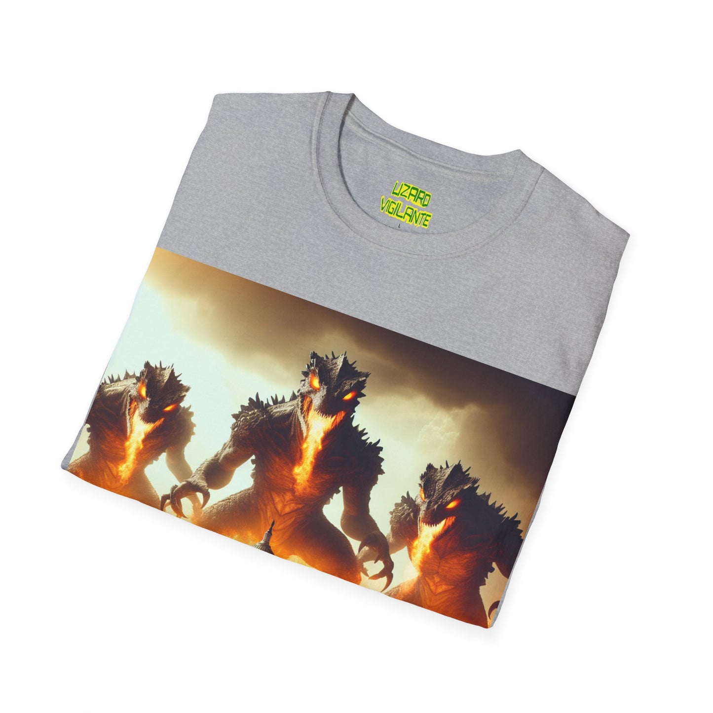 Washington DC Lizard Unisex Softstyle T-Shirt - Premium T-Shirt from Printify - Just $28.88! Shop now at Lizard Vigilante