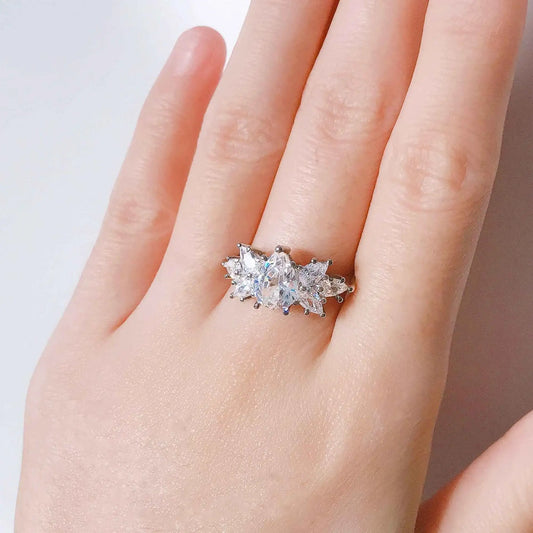 Trendy Cool Special-interest Design Sterling Silver Fashion Ring