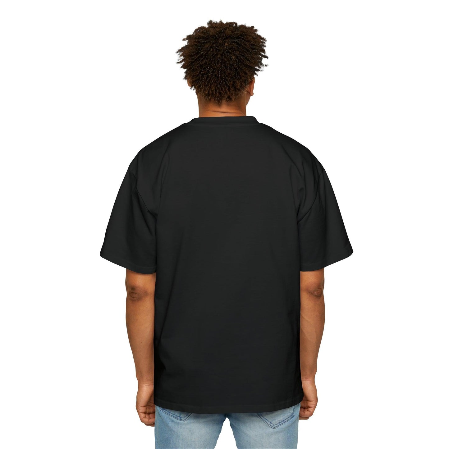 Goldgrid Skull Men's Heavy Oversized Tee - Lizard Vigilante