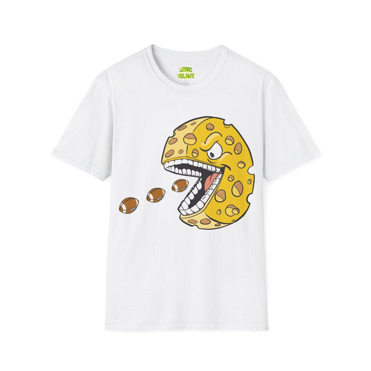 CheeseHead Wheel Footballs Unisex Softstyle T-Shirt - Lizard Vigilante