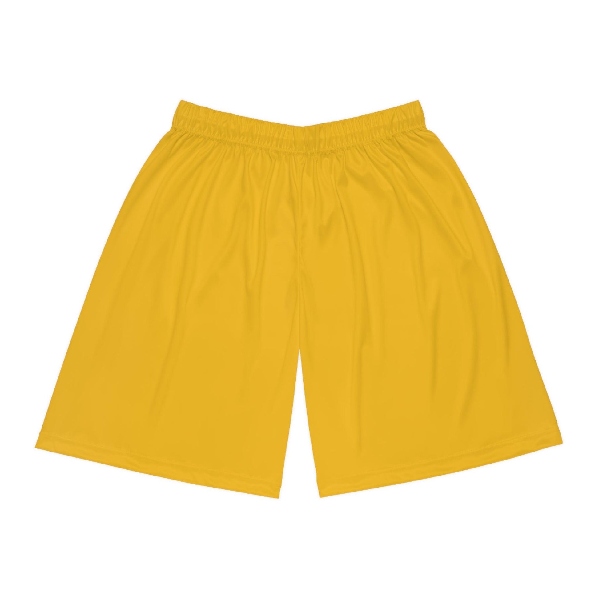 Basketball Shorts - Yellow - Lizard Vigilante