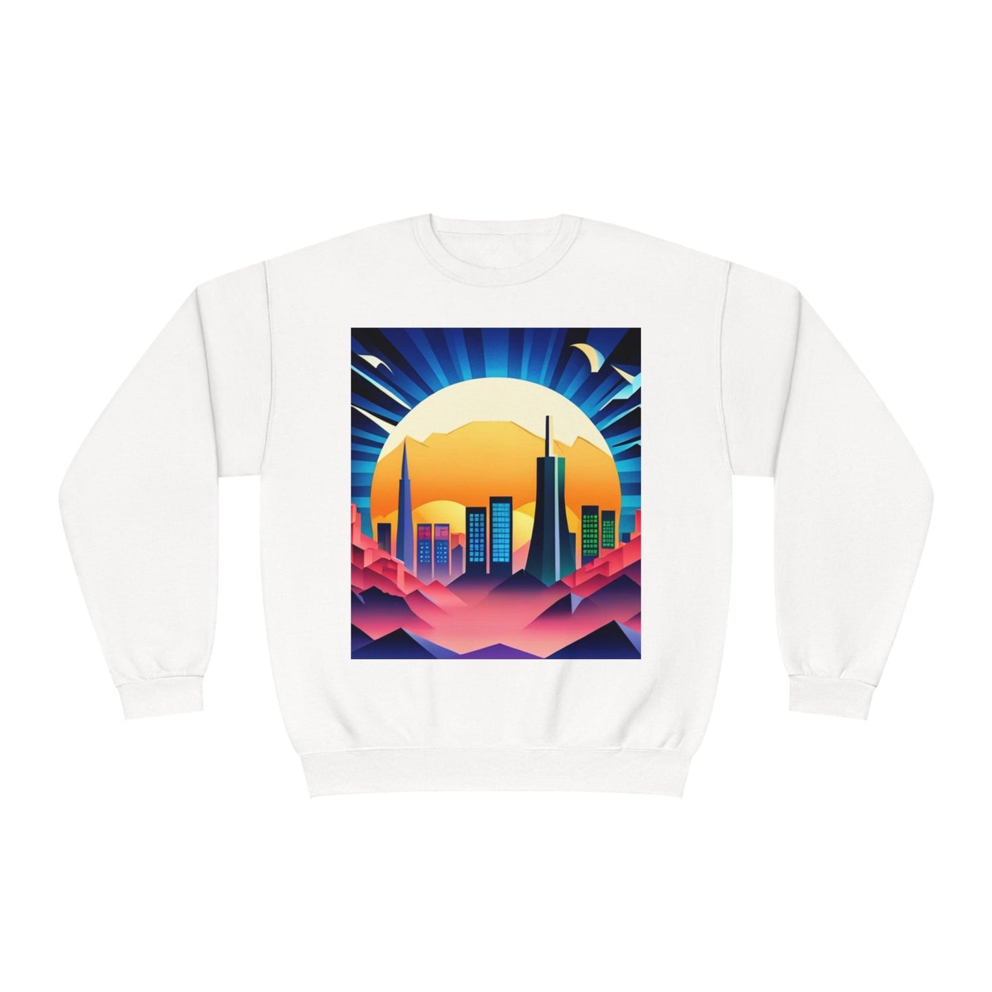 City of Futuris Unisex NuBlend® Crewneck Sweatshirt - Lizard Vigilante