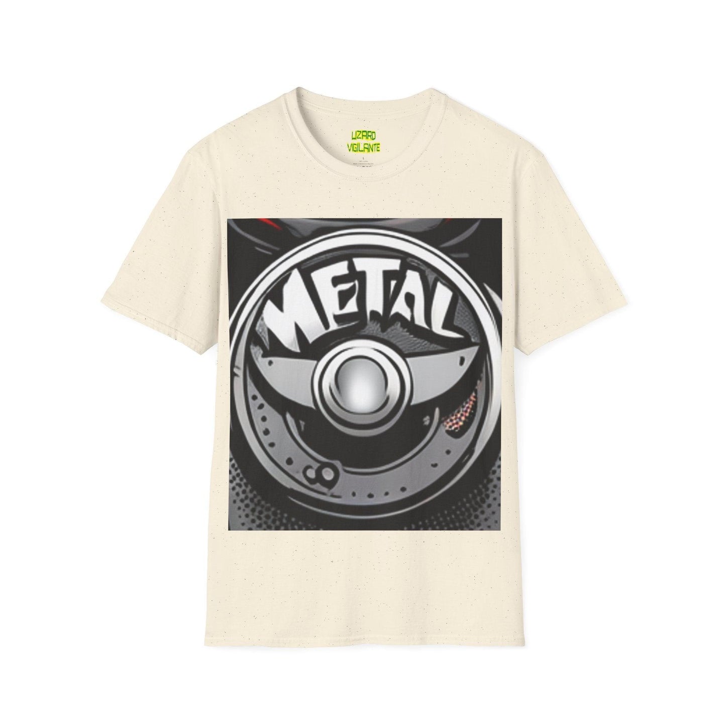 METAL Puree' Logo Unisex Softstyle T-Shirt - Lizard Vigilante